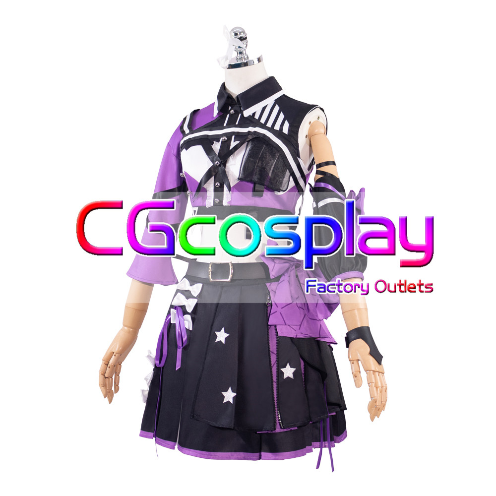 画像3: バーチャルYouTuber VTuber hololive 6th fes. Color Rise Harmony 紫咲シオン カラーライズ衣装 コスプレ衣装 (3)