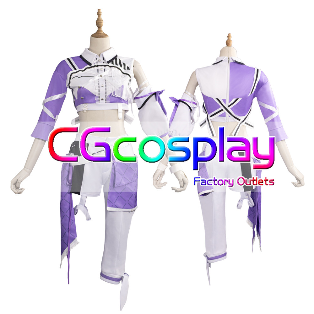 画像1: バーチャルYouTuber VTuber hololive 6th fes. Color Rise Harmony 一伊那尓栖 カラーライズ衣装 コスプレ衣装 (1)