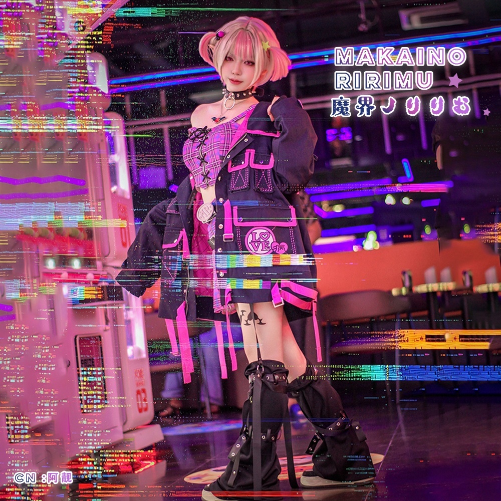 バーチャルYouTuber Vtuber 魔界ノりりむ おりコウ新衣装 コスプレ衣装