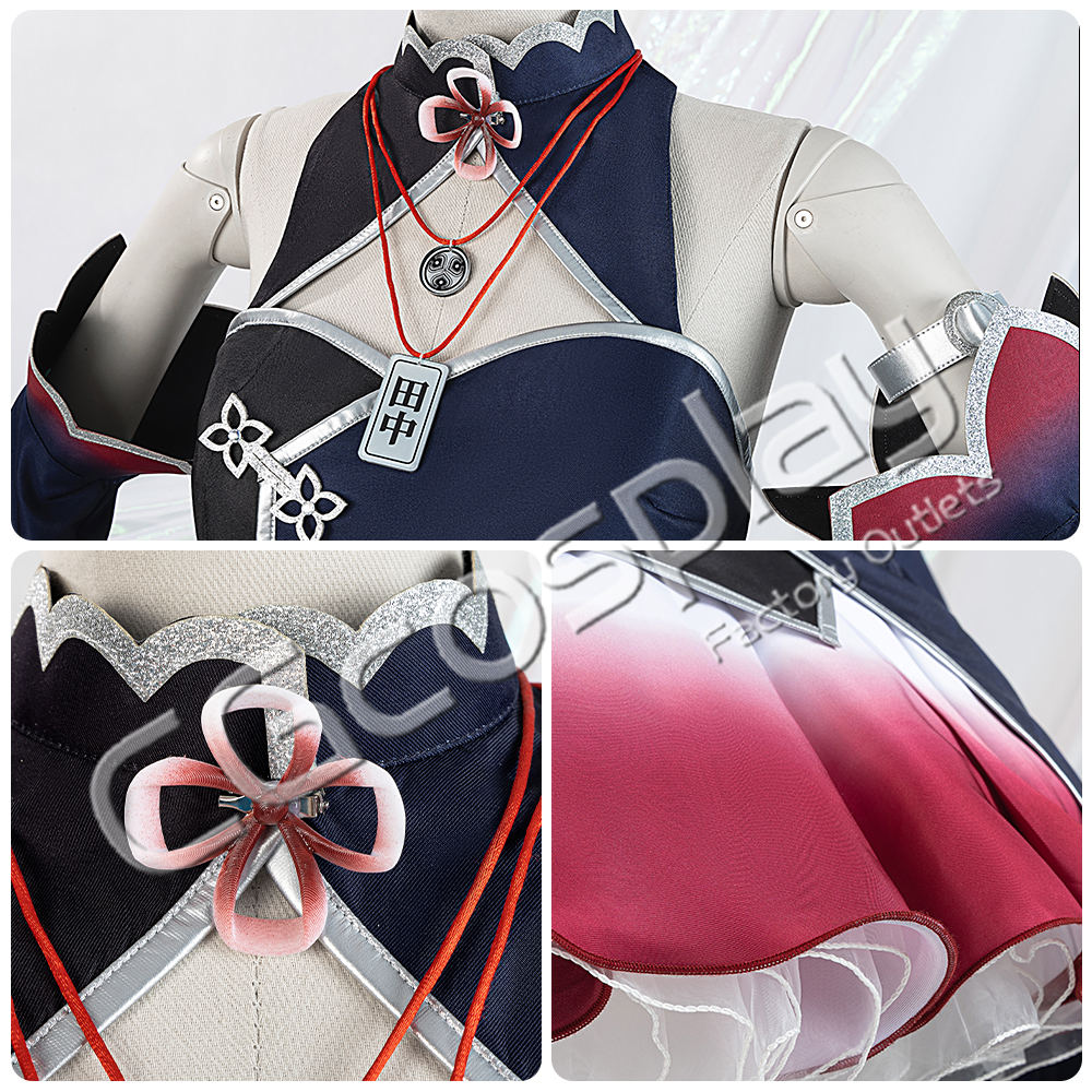 鈴木ヒナ コスプレ衣装 フルセット バーチャルさんはみている 鈴木ヒナ コスプレ衣装 ヒメヒナ コス