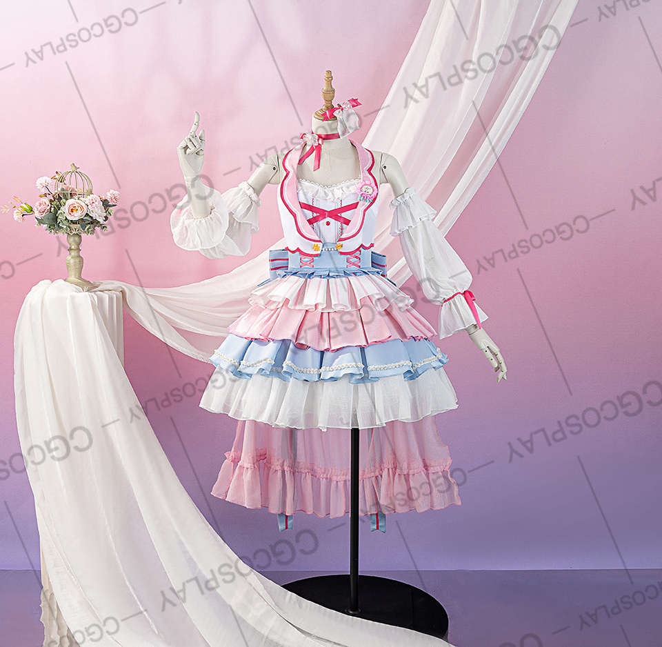 【新品未使用】cgcosplay バンドリ　丸山彩　コスプレ 新作予約 Pastel＊Palettes 丸山彩 シーズン3衣装 コスプレ衣装