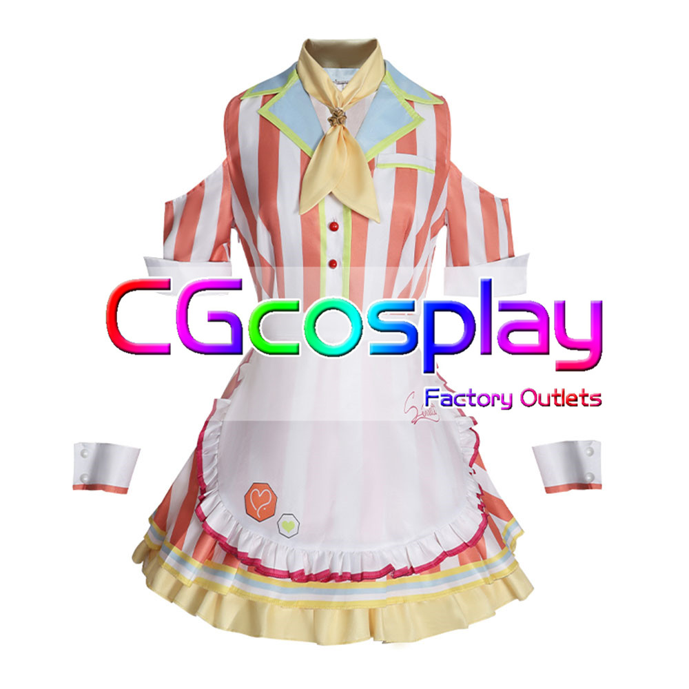 画像1: プロジェクトセカイ カラフルステージ! feat. 初音ミク 桃井愛莉 Happy deliver 魅惑のハッピーペロリ! コスプレ衣装 (1)