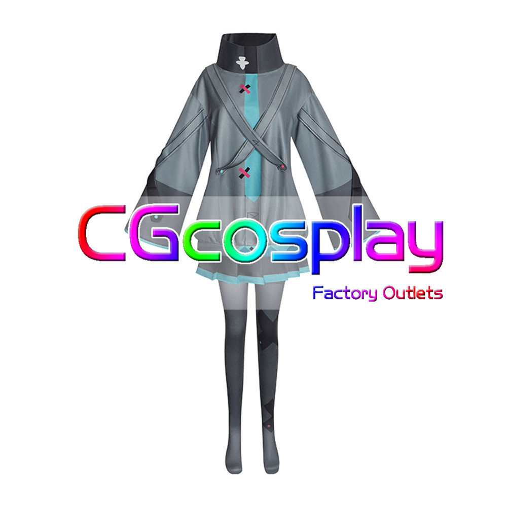 画像1: プロジェクトセカイ カラフルステージ! feat. 初音ミク 初音ミク 劇場版プロセカ 壊れたセカイと歌えないミク コスプレ衣装 (1)