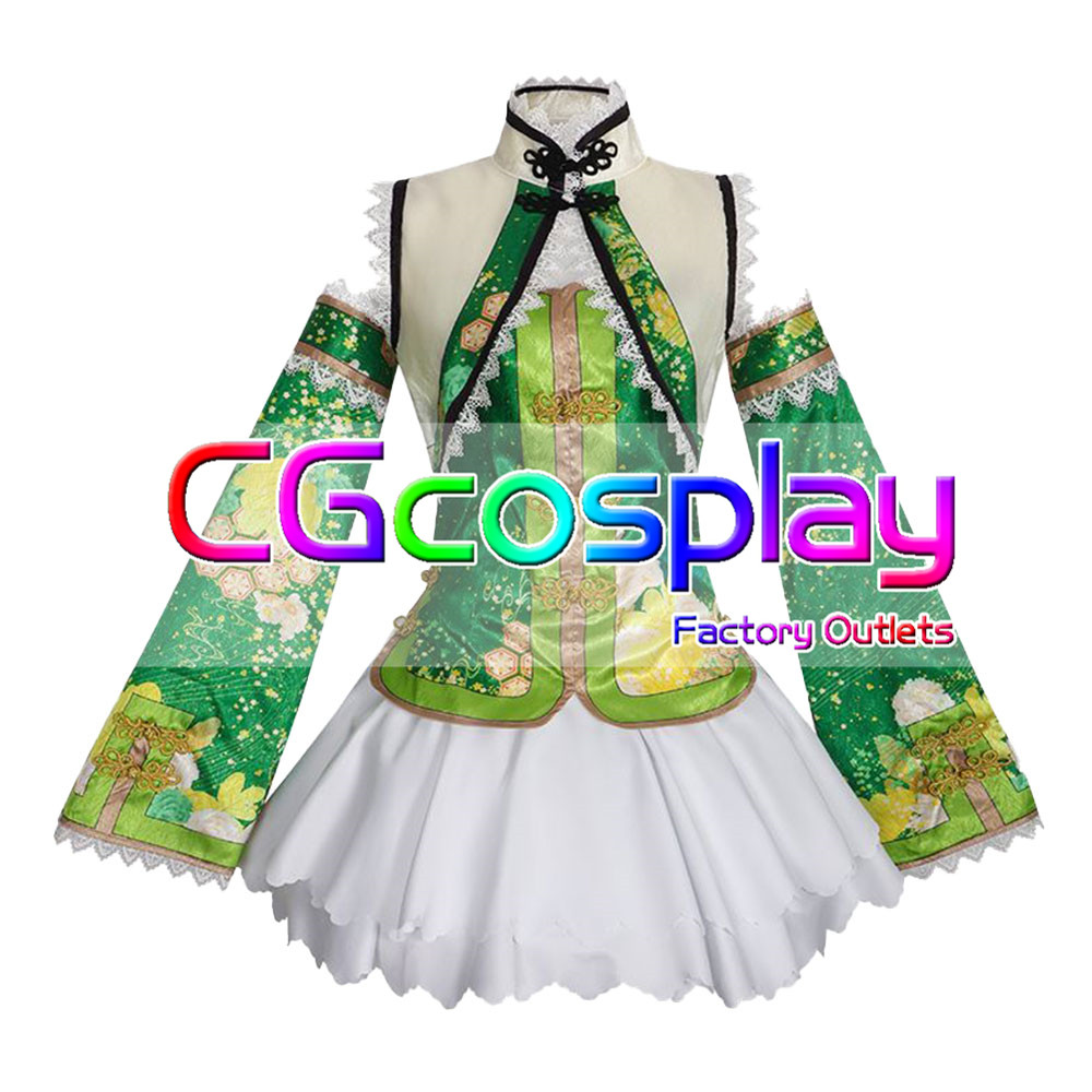 画像1: ラブライブ! School idol project 小泉花陽 チャイナドレス コスプレ衣装 (1)