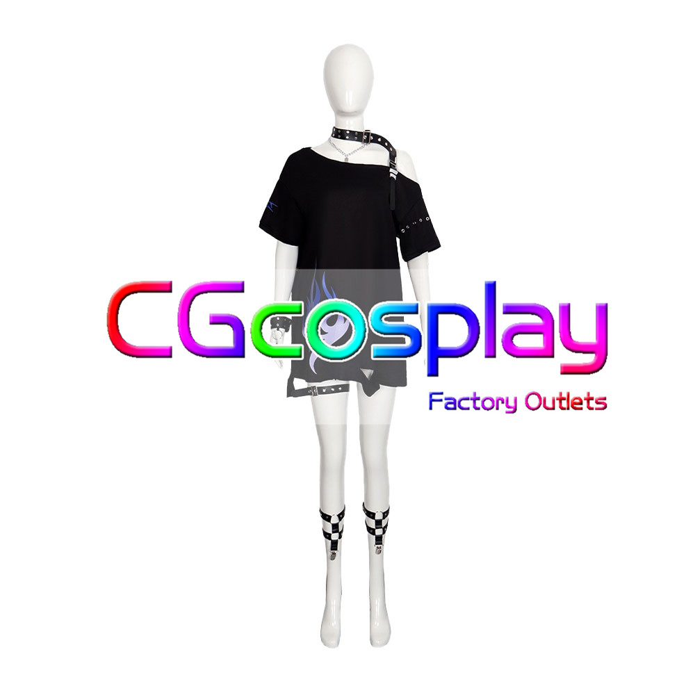 画像1: プロジェクトセカイ カラフルステージ! feat. 初音ミク 白石杏 Yearning flame 目指せ、英語マスター! コスプレ衣装 (1)